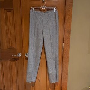 Banana Republic Women’s Gray Herringbone Dress Pants - Classic Tailored Fit